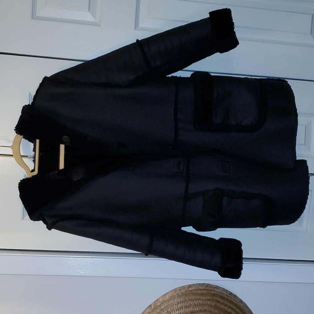 Faux fur jacket